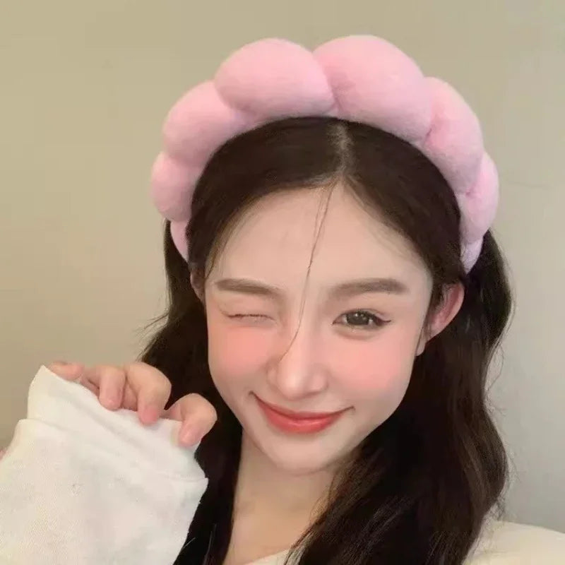 Lot de 1/2/3 Bandeaux de Lavage Élégants, Bracelets et Chouchous pour le Spa, le Lavage du Visage, le Maquillage, la Douche et les Soins de la Peau