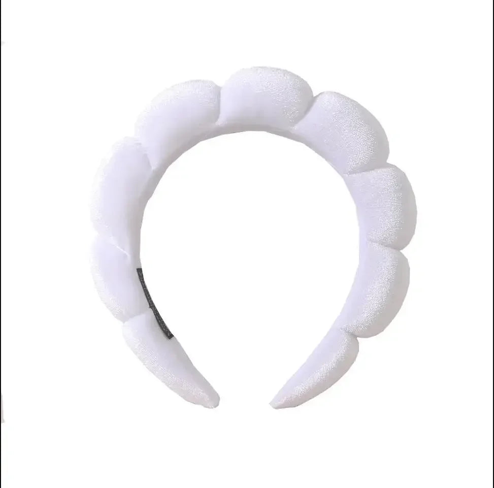 Lot de 1/2/3 Bandeaux de Lavage Élégants, Bracelets et Chouchous pour le Spa, le Lavage du Visage, le Maquillage, la Douche et les Soins de la Peau